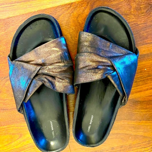 SALE Isabel Marant - copper sandals - size 36 -$30 - Picture 2 of 5